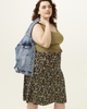 Audrina Printed Midi Skirt - thumbnail