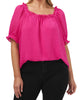 Omni Dotted Frilly Weekend Top - thumbnail
