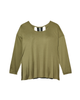 Asher Long Sleeve Tee with Cutout Back - thumbnail