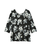 Camie 3/4 Sleeve Lace Up Back Tee - thumbnail