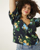 Peggy Faux-Wrap Floral-Print Blouse - thumbnail