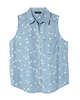 Betsy Star Print Sleeveless Tank - thumbnail