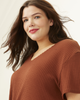 Deborah Side Tie Waffle Knit Top - thumbnail