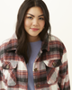 Crysta Plaid Shacket - thumbnail