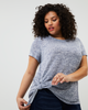 Veronica Printed Side-Tie Tee - thumbnail