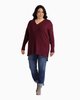 Rosie V-Neck Tunic Sweater - thumbnail
