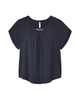 Bonnie Neck Detail Tulip Sleeve Blouse - thumbnail