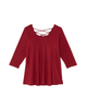 Jes Knit Lattice Back Top - thumbnail