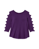 Brie 3/4 Cut-out Sleeve Tee - thumbnail