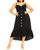 Haisley Tie Front Maxi Dress - thumbnail