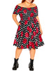 Cherie Polka Dot Pin Up Dress - thumbnail