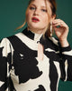 Kristina A-line Dress with Puffed Sleeves - thumbnail