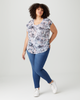 Mara Snakeskin-Print Tee - thumbnail