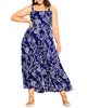 Spencer Blue Floral Wide Leg Jumpsuit - thumbnail