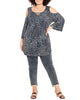 Isabella Cold Shoulder Top - thumbnail