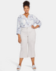 Leah Wide Leg Capri - thumbnail