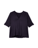 Asia 3/4 Sleeve V Neck Tee - thumbnail