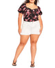 Samara Frayed Out Cotton Short - thumbnail