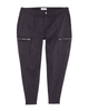 Geneva Twill Ankle Pant with Zip Details - thumbnail