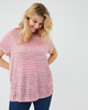Amanda Striped Tunic Tee - thumbnail