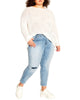 Kailani Cropped Deconstructed Skinny Jean - thumbnail