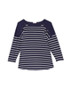 Cerys 3/4 Sleeve Blouse with Solid Contrast - thumbnail