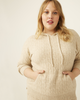 Tiffany Cable Knit Hoodie - thumbnail