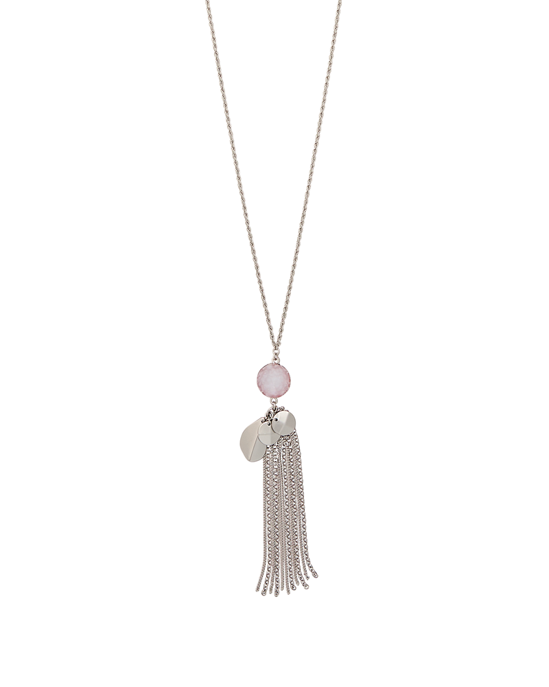 Kaduna Tassel Necklace | Silver