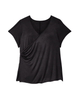 Anaya Short Flutter Sleeve Surplice Top - thumbnail