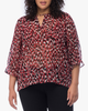 Danielle Keyhole Bell-Sleeve Blouse - thumbnail