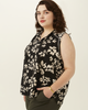 Juniper Ruffle Neck Printed Tank Top - thumbnail