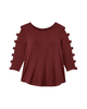 Brie 3/4 Cut-out Sleeve Tee - thumbnail