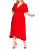 Clara Festive Ruffle Maxi Dress - thumbnail