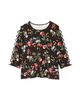 Tona Lattice Sleeve Knit Top - thumbnail
