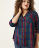 Maxine Plaid Button-Down Shirt - thumbnail