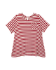 Casey Short Sleeve Split Back Tee - thumbnail