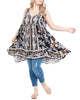 Skye Hi-Lo Paisley Floral Print Tunic - thumbnail