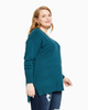 Rosie V-Neck Tunic Sweater - thumbnail