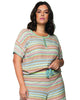 Ashley Henley Sweater Tee - thumbnail