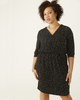 Romilda Empire-Waist Faux-Wrap Dress - thumbnail
