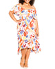 Hadley Hi-Lo Off The Shoulder Dress - thumbnail