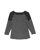 Cerys 3/4 Sleeve Blouse with Solid Contrast - thumbnail