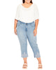 Sunburst Embellished Crop Jean - thumbnail