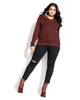 Sweet Love Lightweight V-Neck Sweater - thumbnail