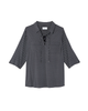 Sharlee Lace Up Neck Blouse - thumbnail