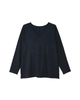 Bettina Long Sleeve Woven Back Sweater - thumbnail