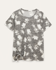 Veronica Printed Side-Tie Tee - thumbnail