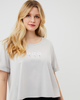 Sloane Crop Cotton Tee - thumbnail