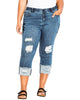 Selma Embroidered Capri - thumbnail