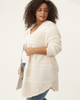 Allie Striped Open-Front Cardigan - thumbnail